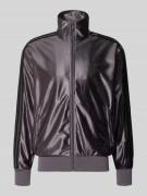 adidas Originals Sweatjacke mit Stehkragen in Anthrazit, Größe M