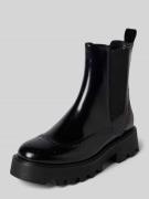 Marc Cain Bags & Shoes Chelsea Boots mit Lochmuster in Black, Größe 37