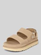 UGG Sandalette aus Leder Modell 'GOLDENSTAR GLIDE' in Sand, Größe 36