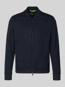 CINQUE Regular Fit Sweatjacke mit Viskose-Anteil Modell 'Cross' in Mar...