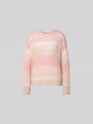Juvia Relaxed Fit Pullover mit Alpaka-Anteil in Pink, Größe L