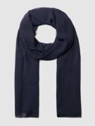 Christian Berg Cocktail Schal in rechteckiger Form in Marine Melange, ...