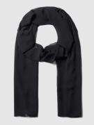 Christian Berg Cocktail Schal in rechteckiger Form in Black, Größe 1