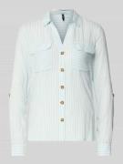 Vero Moda Relaxed Fit Hemdbluse aus reiner Viskose Modell 'BUMPY' in S...