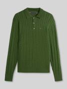 Tommy Hilfiger Regular Fit Strickpullover aus reiner Baumwolle in Khak...