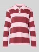 Soyaconcept Sweatshirt mit Polokragen Modell 'BARNI' in Rosa, Größe L