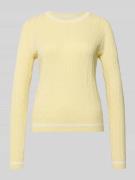 Christian Berg Woman Strickpullover mit gerippten Abschlüssen in Hellg...