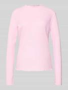 s.Oliver RED LABEL Slim Fit Langarmshirt mit Viskose-Anteil in Flieder...