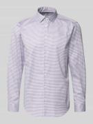 Jake*s Regular Fit Business Hemd aus Baumwolle in Flieder, Größe 37/38