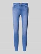 Only Skinny Fit Jeans aus Baumwoll-Mix Modell 'POWER' in Jeansblau, Gr...