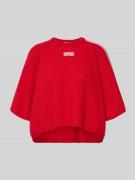 American Vintage Cropped Strickpullover aus Woll-Alpaka-Mix Modell 'VI...