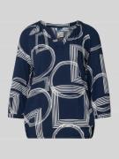 ZABAIONE Relaxed Fit Bluse aus reiner Viskose Modell 'Cornelia' in Mar...