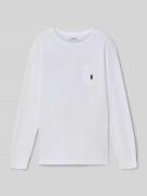 Polo Ralph Lauren Teens Regular Fit Langarmshirt aus reiner Baumwolle ...