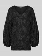 Gina Tricot Minikleid mit V-Ausschnitt in Black, Größe L