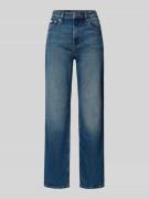 Calvin Klein Jeans Straight Fit Jeans mit Logo-Patch in Jeansblau, Grö...