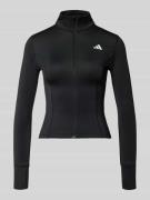 adidas Sportswear Slim Fit Jacke mit Stehkragen in Black, Größe L
