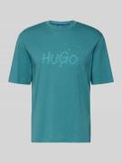 Hugo Blue Regular Fit T-Shirt aus reiner Baumwolle Modell ' NIEROFIX_U...