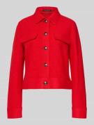 Betty Barclay Regular Fit Jacke aus Viskose-Mix mit Woll-Anteil in Rot...