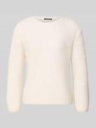 Luisa Cerano Regular Fit Pullover mit Alpaka-Anteil in Strick-Optik in...