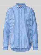 JJXX Hemdbluse mit Knopfleiste Modell 'JAMIE' in Blau, Größe L