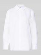 Marella Hemdbluse aus reinem Leinen Modell 'SEDITORE' in Weiss, Größe ...