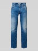Replay Slim Fit Jeans mit 5-Pocket-Design Modell 'Anbass' in Jeansblau...