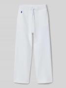 Polo Ralph Lauren Teens Regular Fit Sweatpants aus Baumwoll-Mix in Wei...