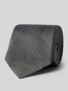 Gierremilano Seidenkrawatte aus reiner Seide mit Allover-Stitching (7,...
