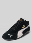 PUMA Sneaker aus echtem Leder Modell 'Speedcat' in Black, Größe 37