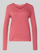 Tom Tailor Regular Fit Pullover aus Baumwoll-Viskose-Mix in Pink, Größ...