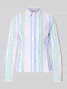 Christian Berg Woman Slim Fit Hemdbluse mit Sportmanschetten in Blau, ...