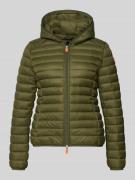 SAVE THE DUCK Steppjacke mit Kapuze Modell 'DAISY' in Oliv, Größe L