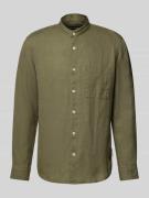 Marc O'Polo Regular Fit Freizeithemd aus reinem Leinen in Oliv, Größe ...