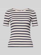 Tom Tailor Denim Slim Fit T-Shirt aus Baumwoll-Mix in Offwhite, Größe ...