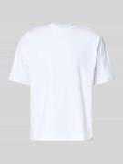 MCNEAL Regular Fit T-Shirt aus reiner Baumwolle in Weiss, Größe L