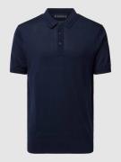 Tommy Hilfiger Poloshirt in unifarbenem Design in Marine, Größe XL