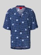 HUGO Relaxed Fit Freizeithemd aus reiner Viskose Modell 'CALAL' in Ble...