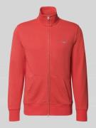Gant Regular Fit Sweatjacke mit Stehkragen Modell 'Gield' in Apricot, ...