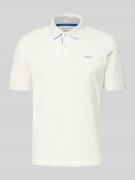 Gant Regular Fit Poloshirt mit Logo-Stitching in Offwhite, Größe 4XL