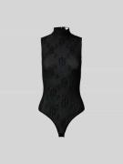 Victoria Beckham Body in Strick-Optik in Black, Größe L