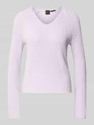 BOSS Orange Regular Fit Strickpullover aus reiner Baumwolle Modell 'C_...