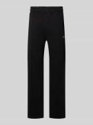 PROHIBITED Loose Fit Sweatpants mit Label-Stitching und elastischem Bu...