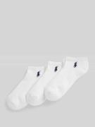 Polo Ralph Lauren Sneaker-Socken aus Baumwoll-Mix im 3er-Pack in Weiss...
