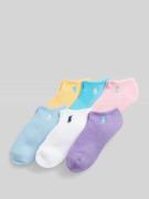 Polo Ralph Lauren Sneaker-Socken aus Baumwoll-Mix im 6er-Pack in Hellr...