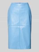 Jake*s Collection Knielanger Rock mit Nahtreißverschluss in Bleu, Größ...