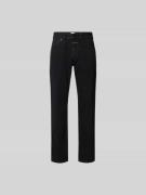 Closed Straight Fit Jeans aus Baumwolle in Black, Größe 34