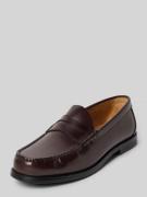 SELECTED HOMME Loafer aus echtem Leder Modell 'BILLY' in Bordeaux, Grö...
