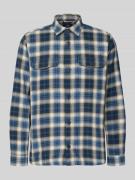 Fynch-Hatton Relaxed Fit Freizeithemd mit Brusttaschen in Royal, Größe...