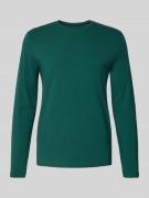 Christian Berg Men Longsleeve mit geripptem Rundhalsausschnitt in Meta...