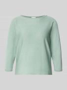 comma Relaxed Fit Pullover aus Viskose-Mix in Strick-Optik in Mint, Gr...